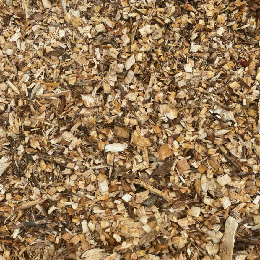 a picture of natural wood chips