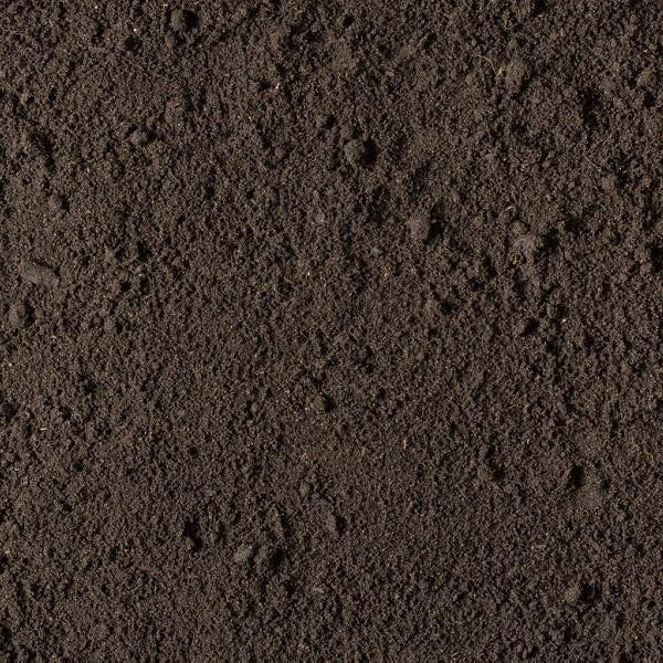 A picture of screened top soil